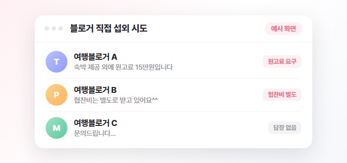 고객 고민 사례 이미지